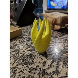 HAND ring holder 3d print in NEON YELLOW NEW